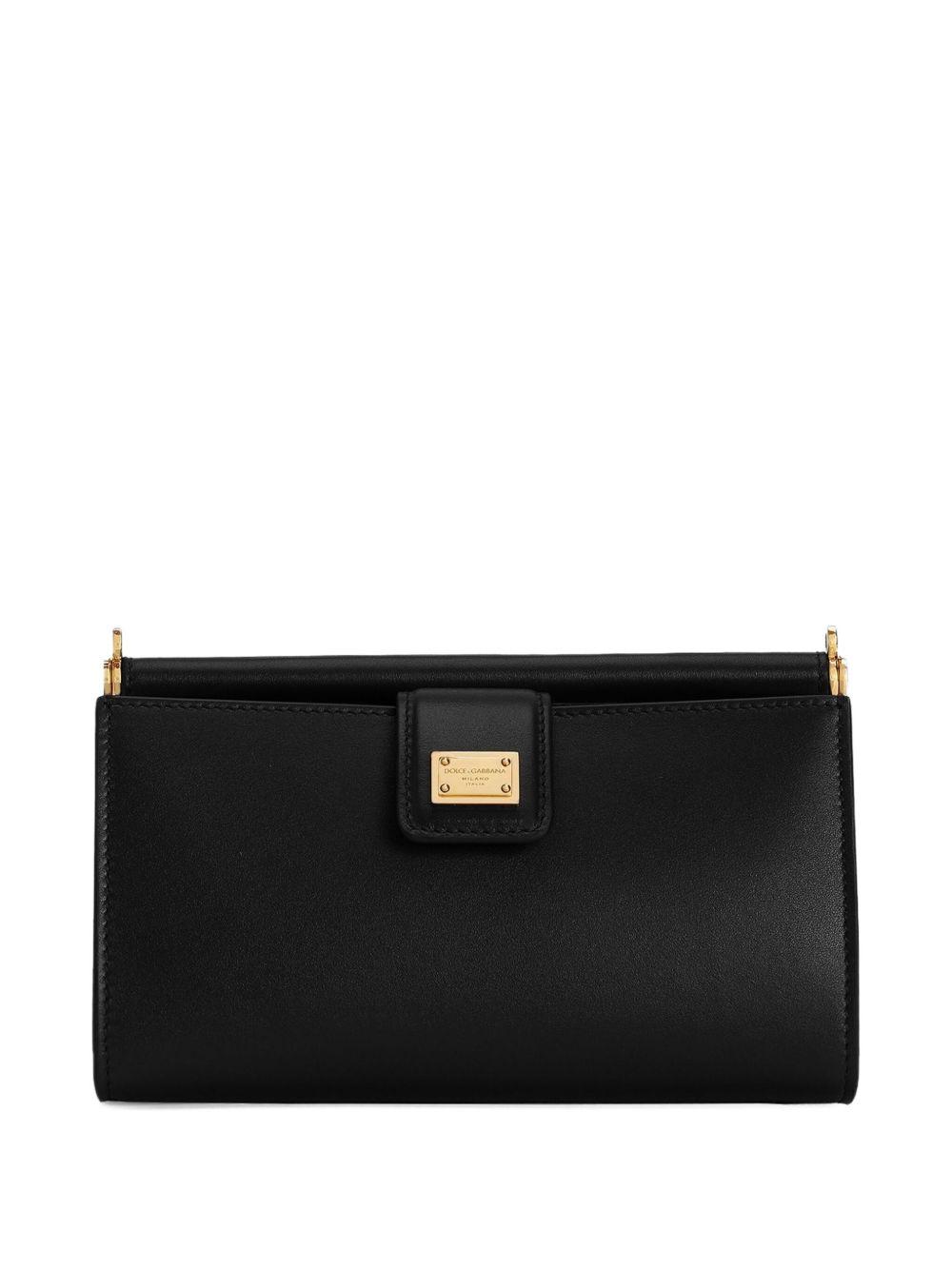 dolce & gabbana bags black leather 100 % - women