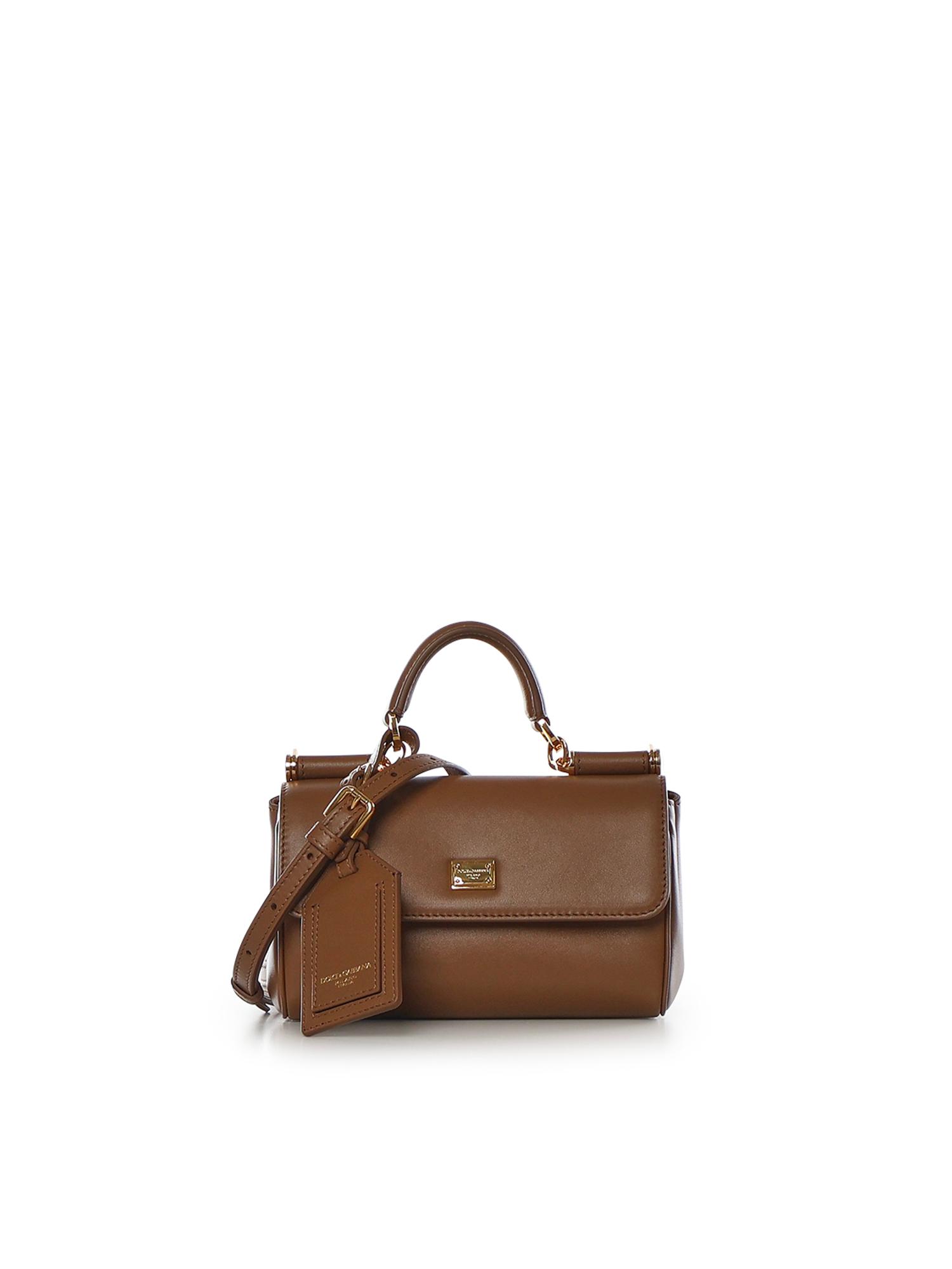 dolce & gabbana bags brown calfskin - women