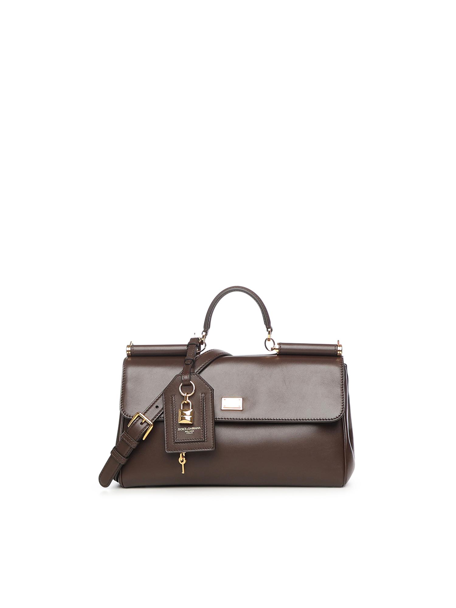 dolce & gabbana bags brown calfskin - women