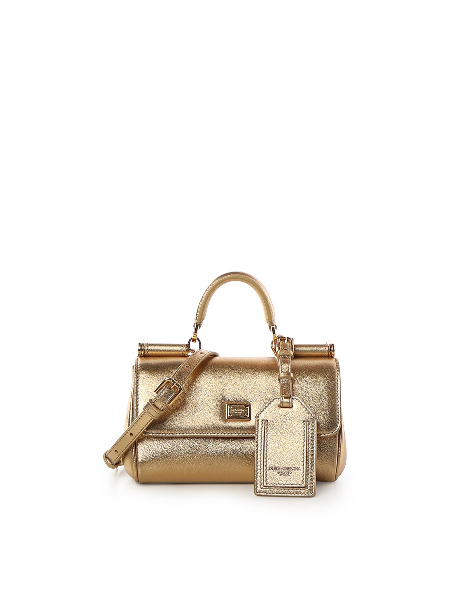dolce & gabbana bags golden calfskin - women