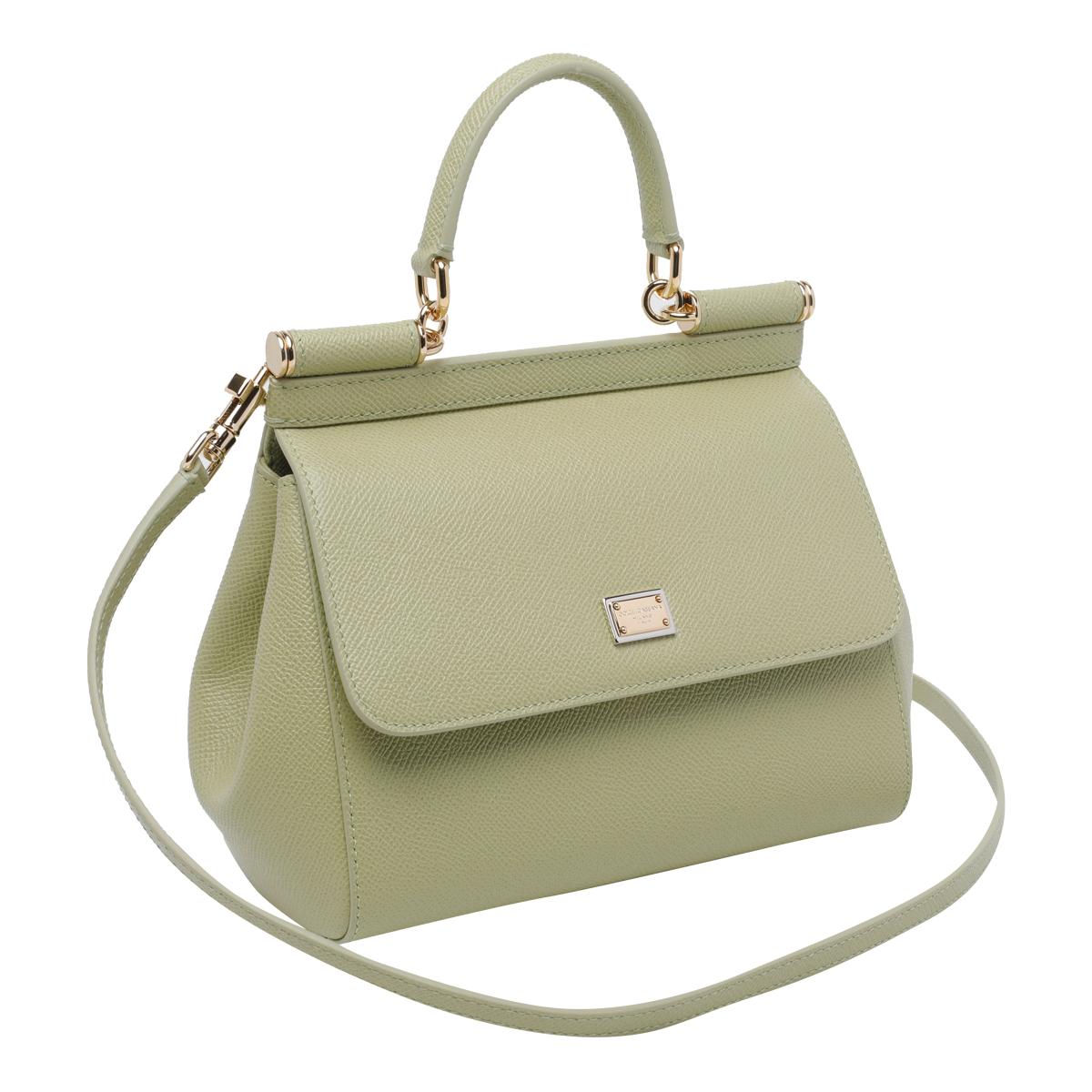 dolce & gabbana bags green calf leather - women