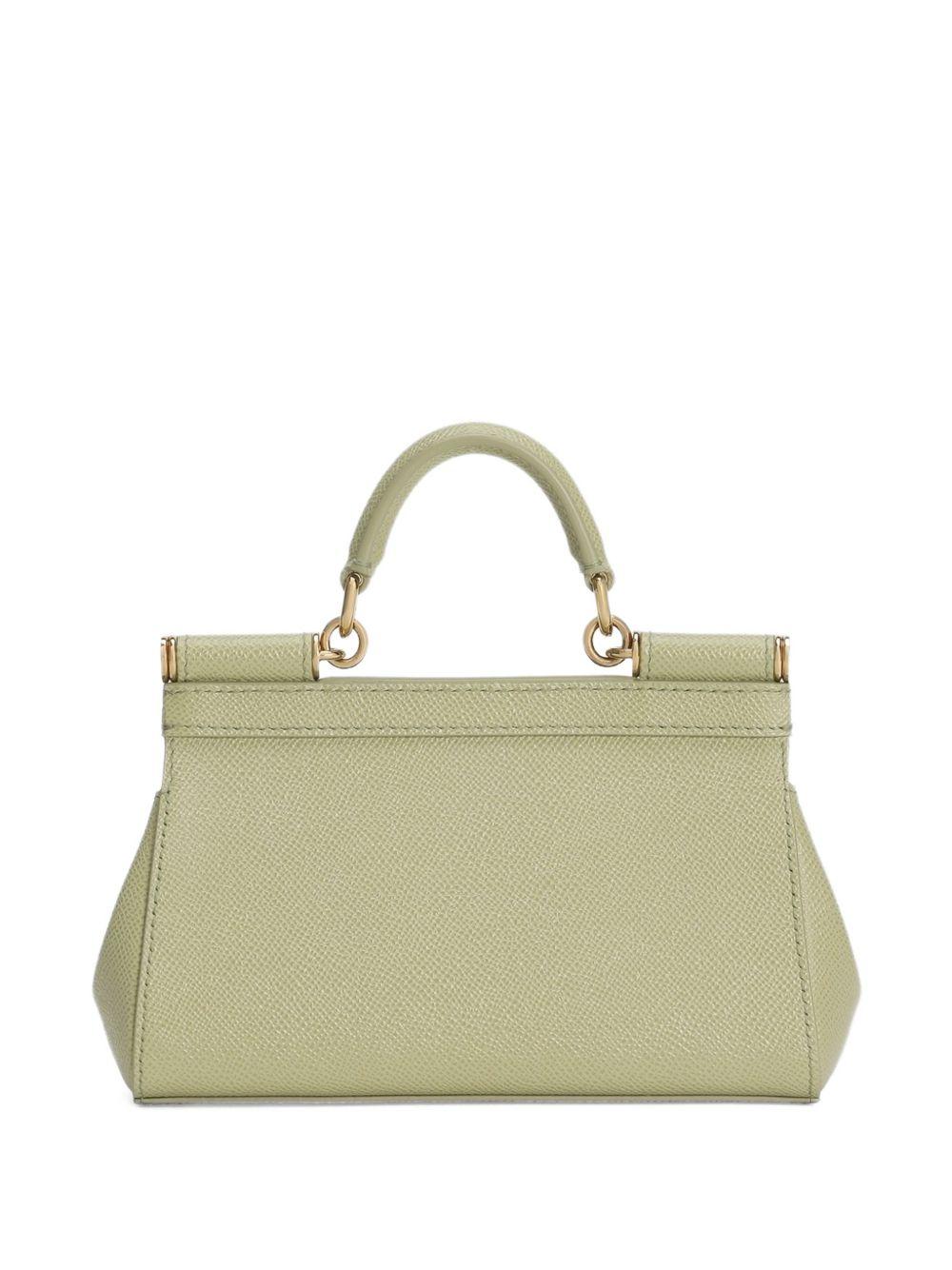 dolce & gabbana bags verde chiaro cotton calfskin - women
