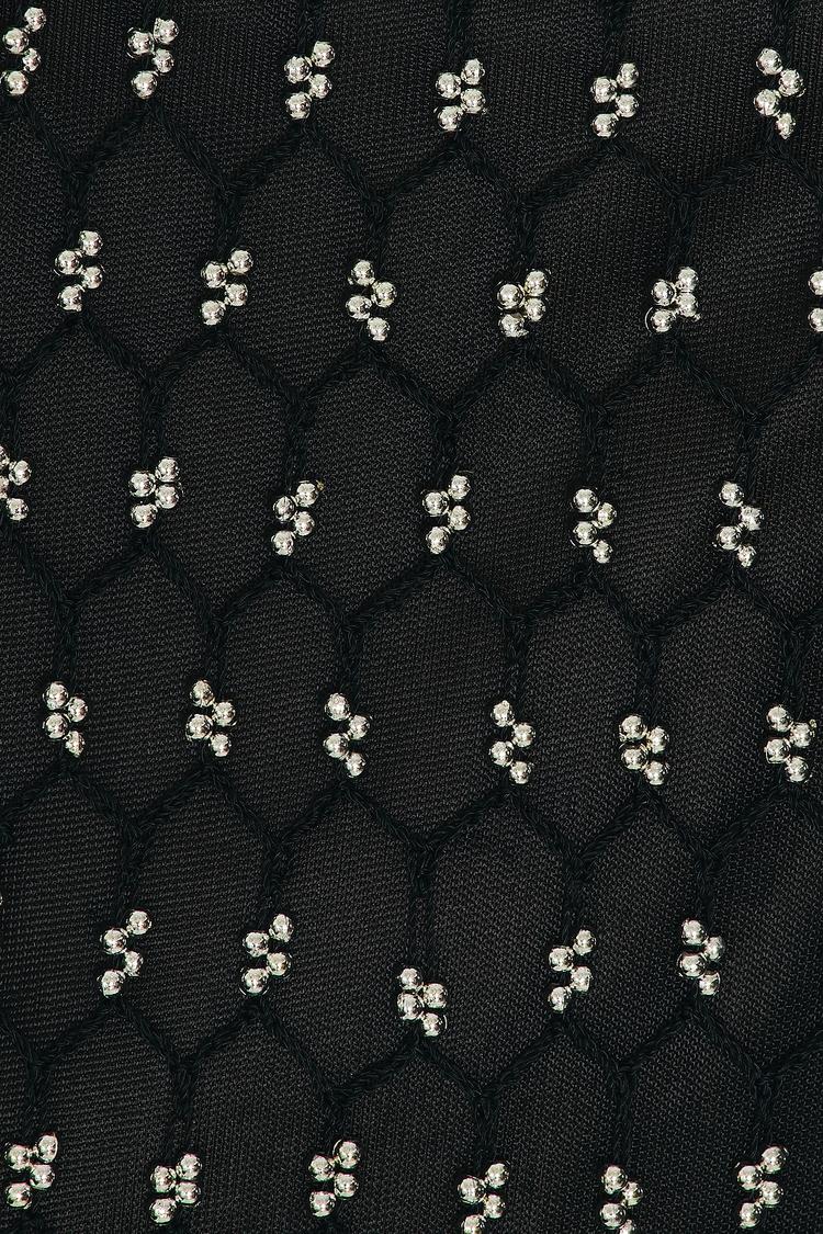 dolce & gabbana beaded mesh dress