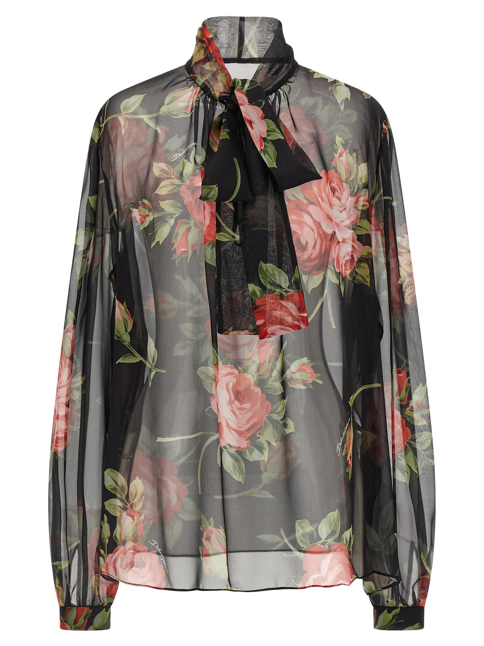 dolce & gabbana bouquet rose top