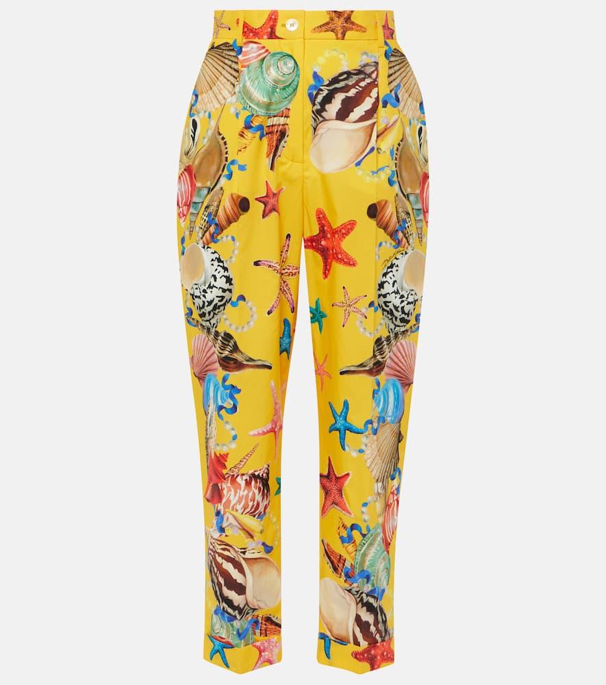 dolce & gabbana capri printed high