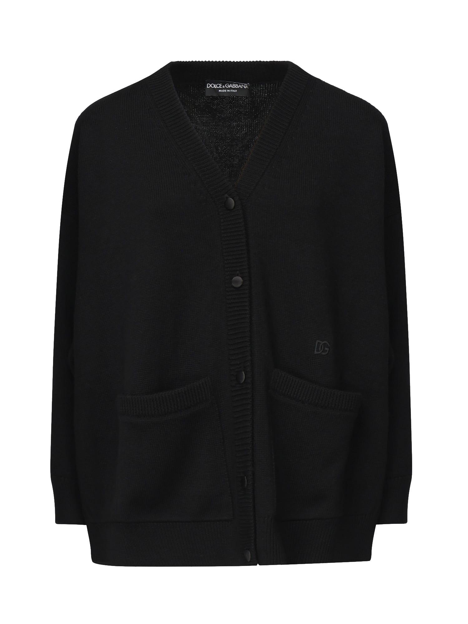 dolce & gabbana cardigan with logo