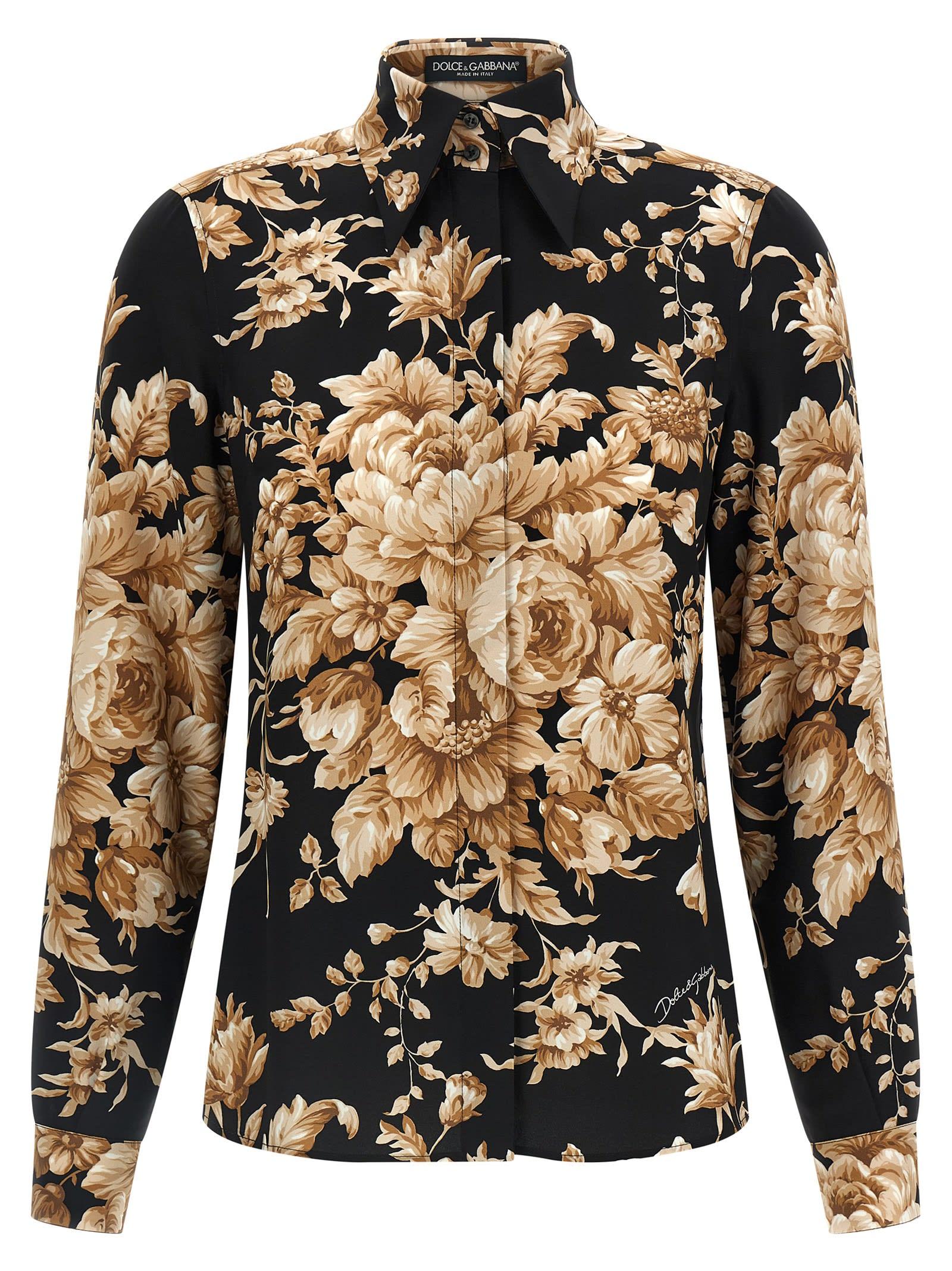 dolce & gabbana charmeuse shirt