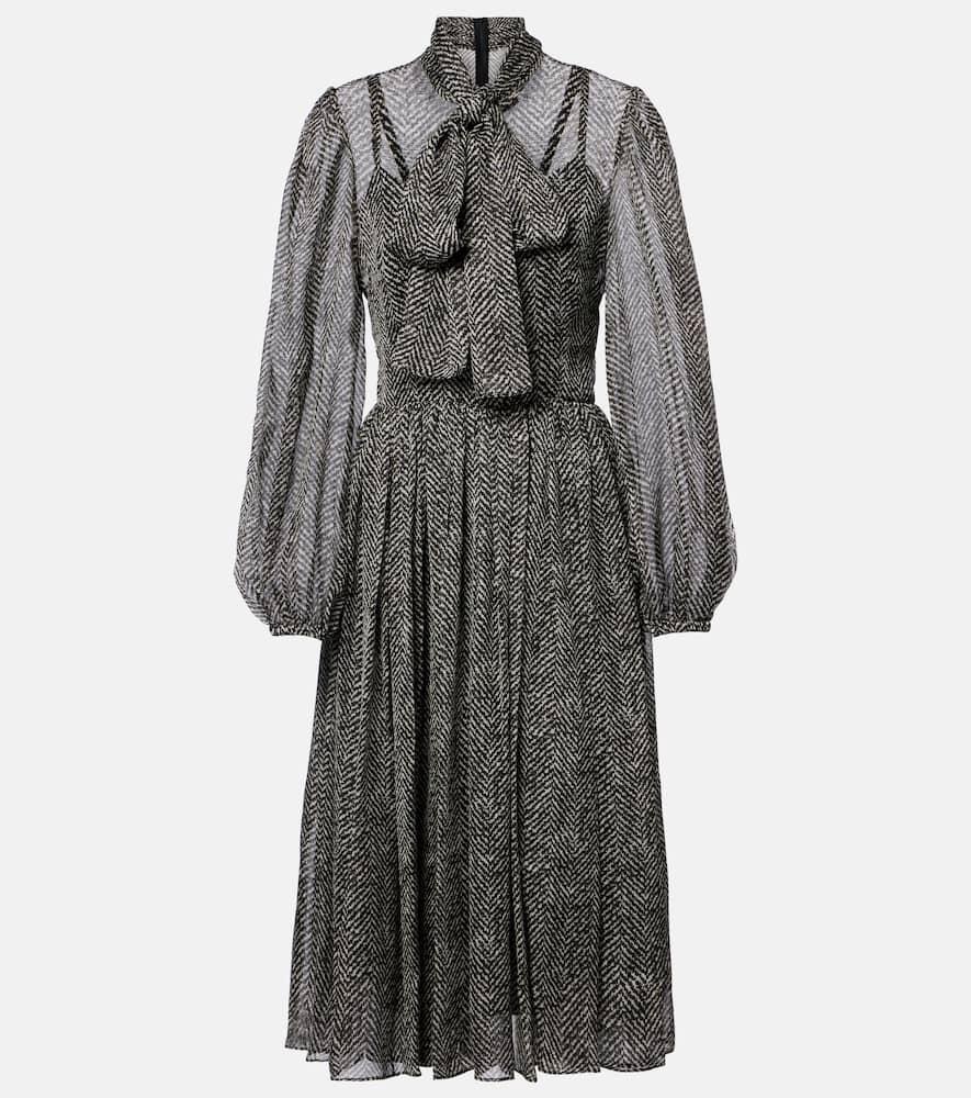 dolce & gabbana chevron tie