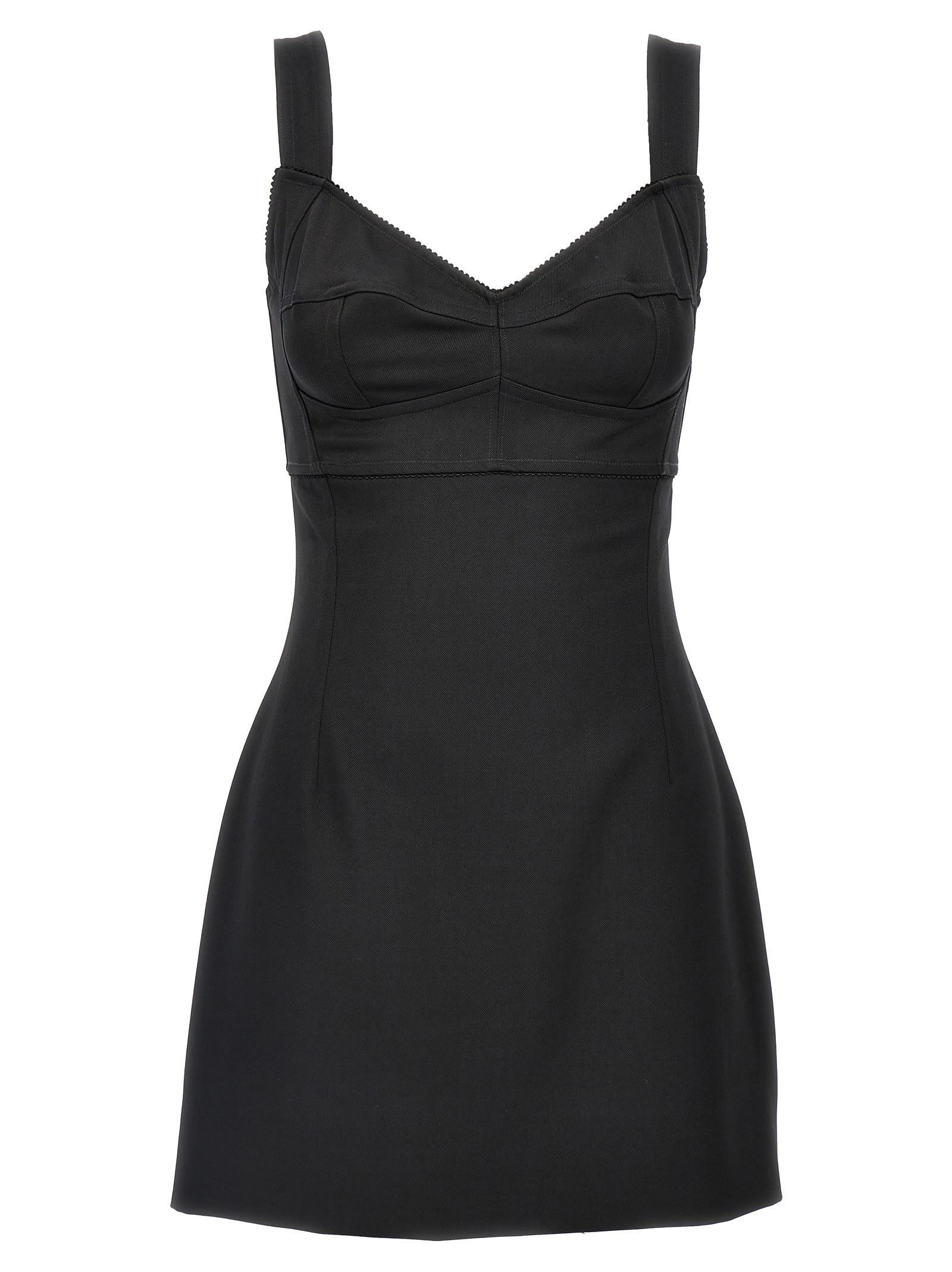 dolce & gabbana corsetry dress