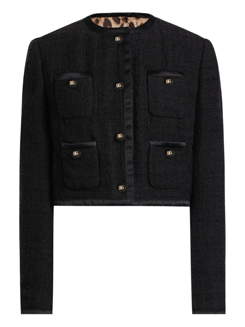 dolce & gabbana cotton blend jacket