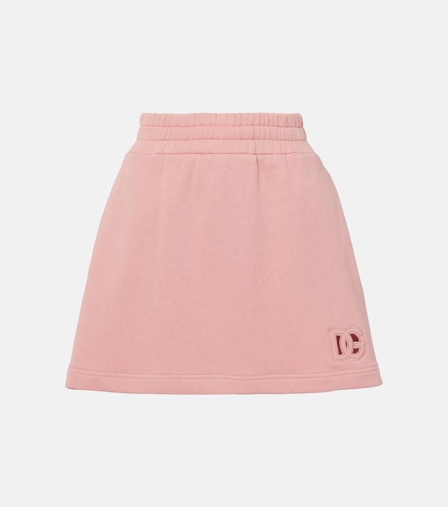 dolce & gabbana cotton miniskirt