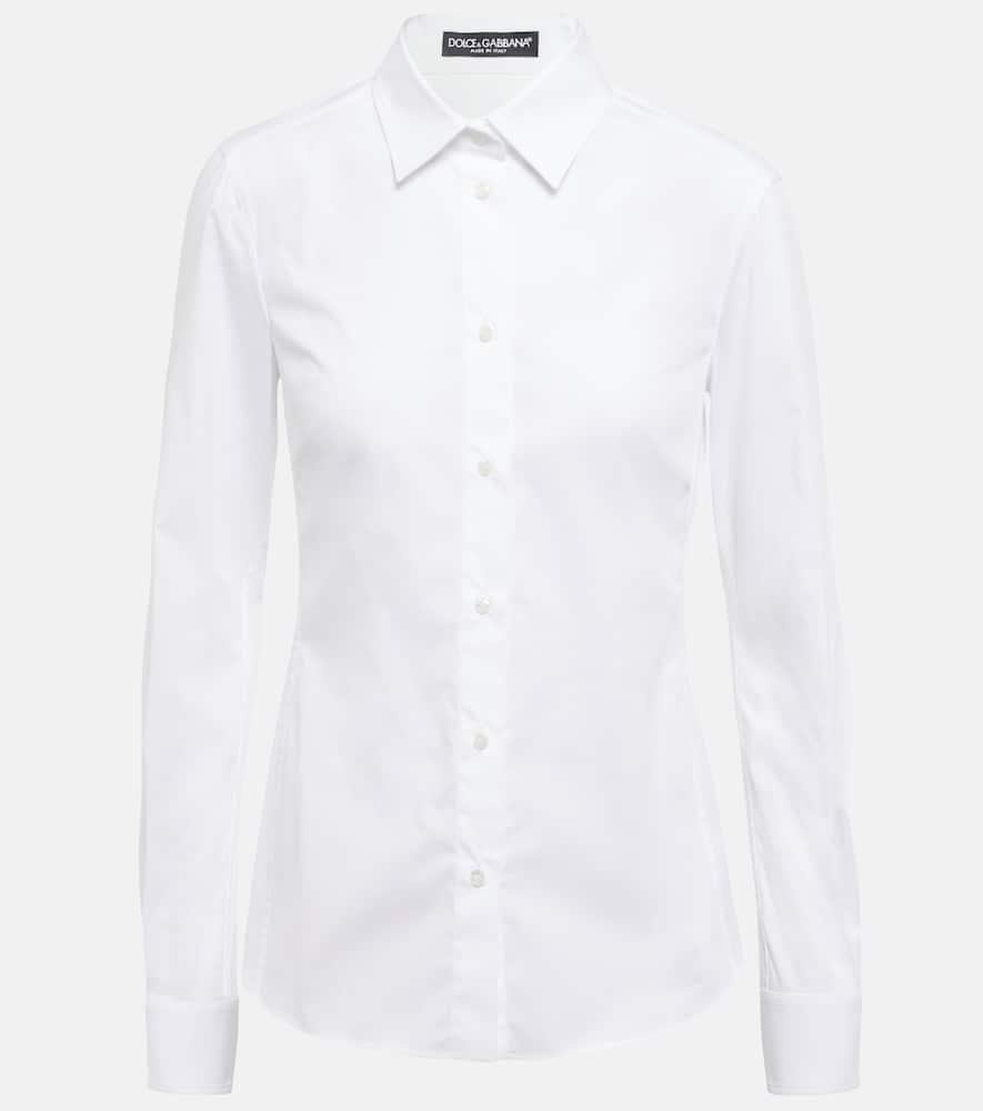 dolce & gabbana cotton poplin shirt