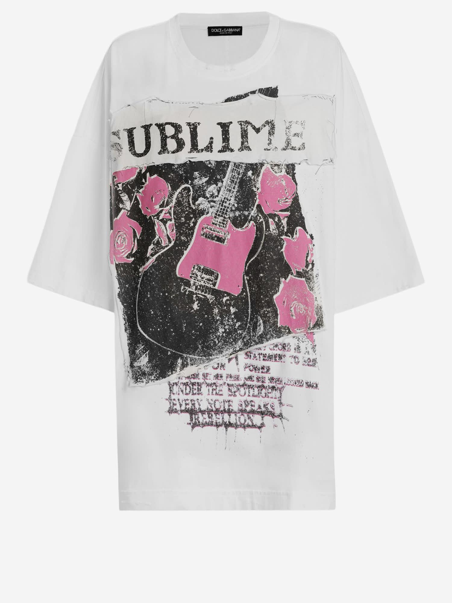 dolce & gabbana cotton t-shirt with print