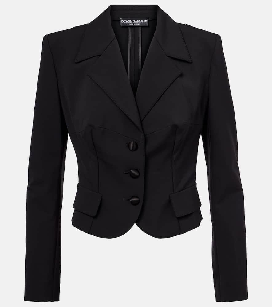 dolce & gabbana cropped blazer