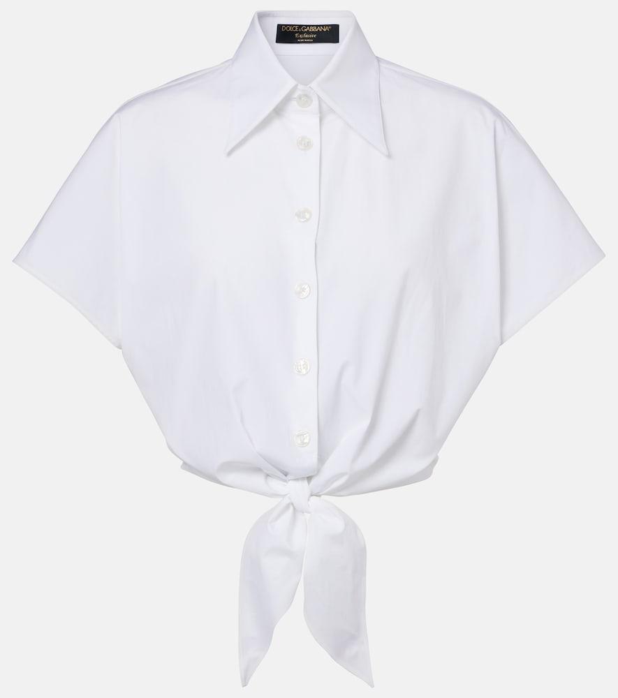 dolce & gabbana cropped cotton