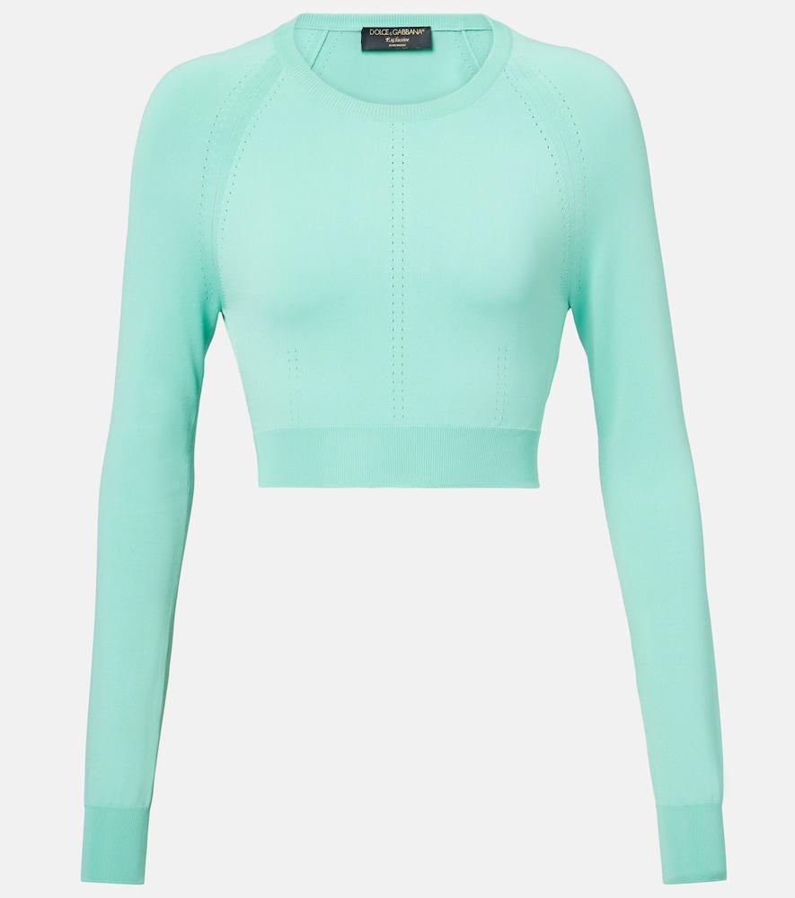 dolce & gabbana cropped sweater