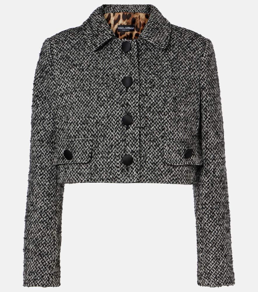 dolce & gabbana cropped wool