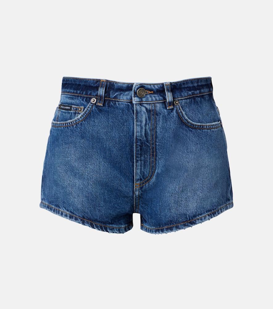 dolce & gabbana denim micro shorts