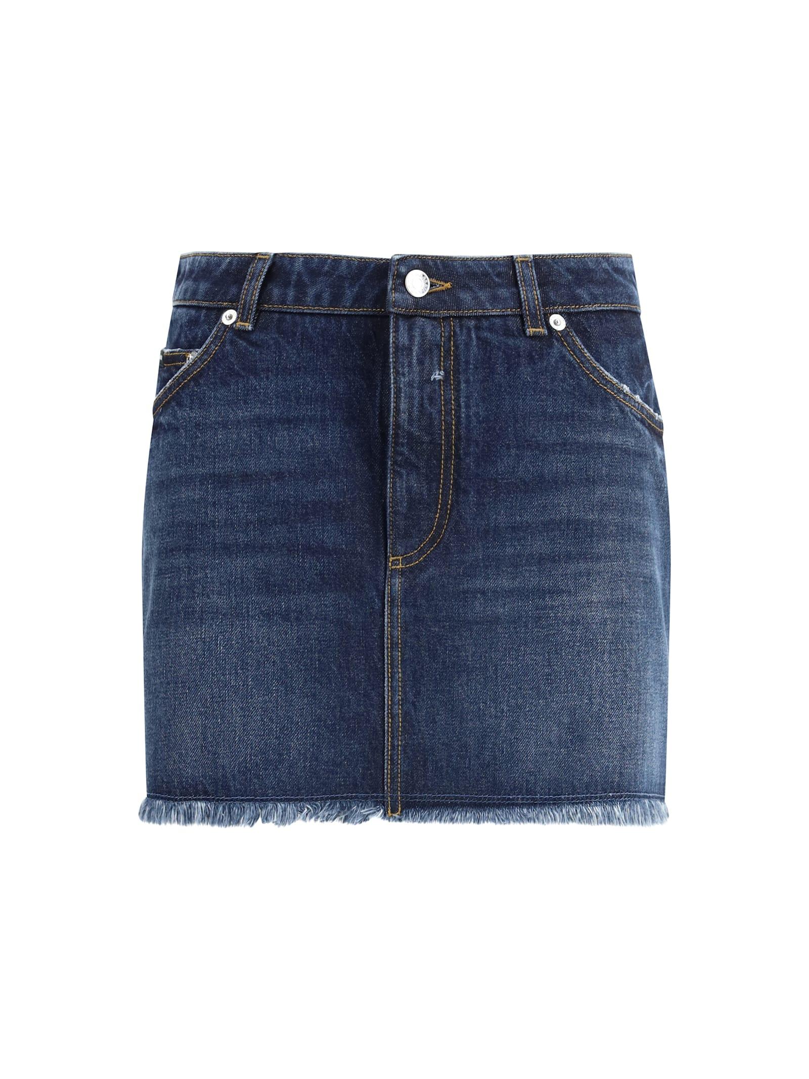 dolce & gabbana denim miniskirt