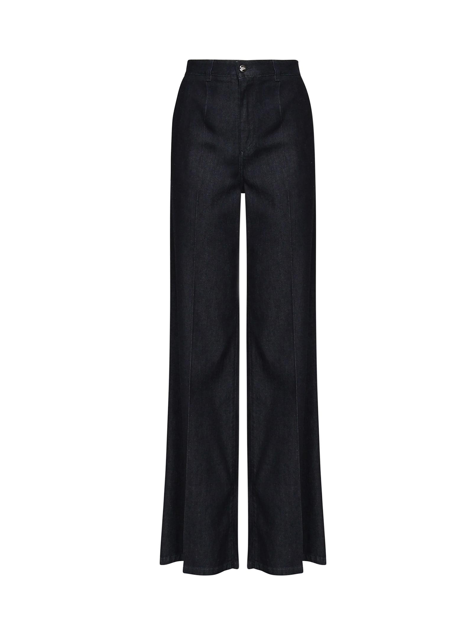 dolce & gabbana denim palazzo jeans