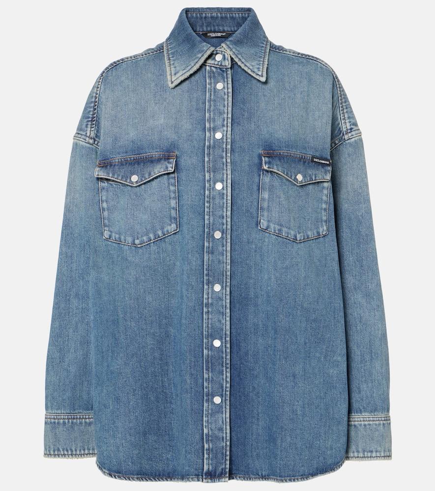 dolce & gabbana denim shirt