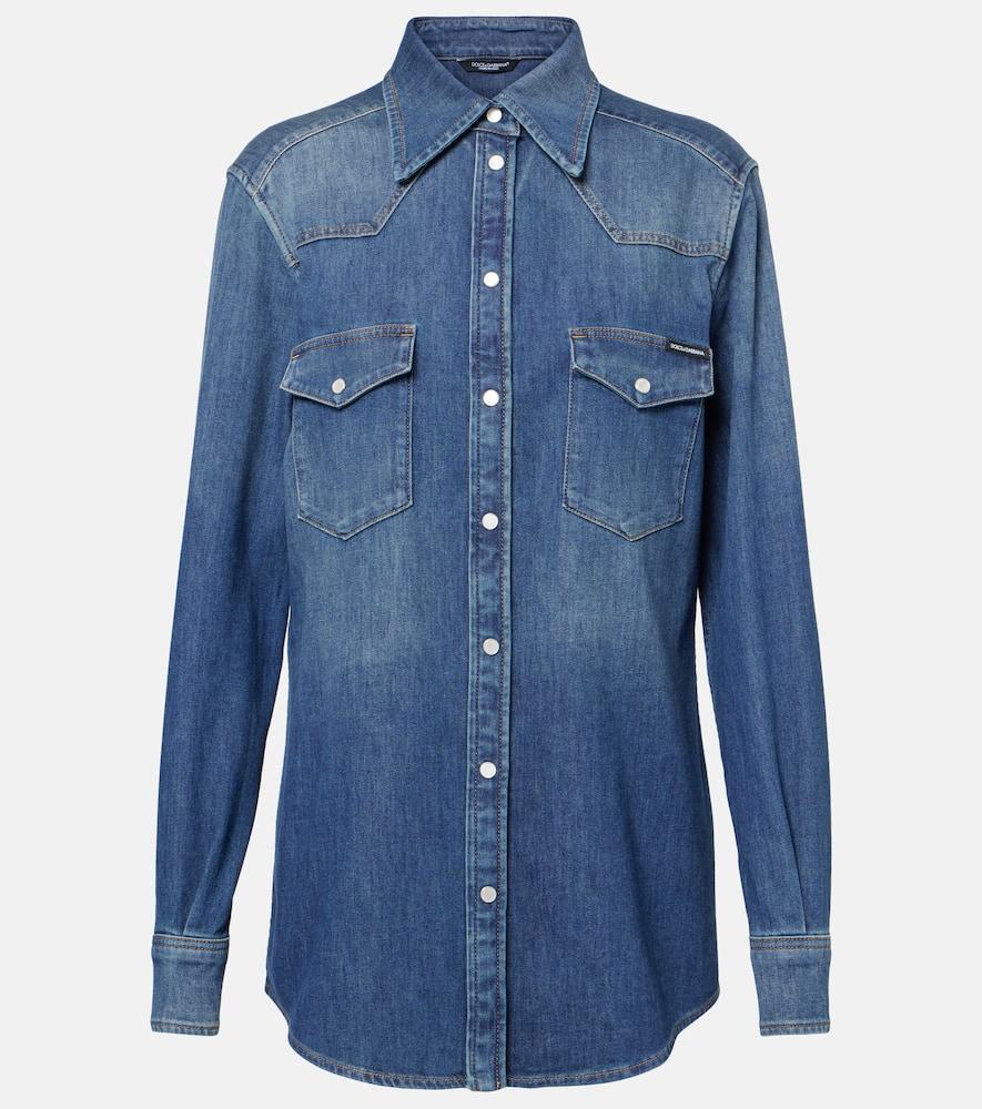 dolce & gabbana denim shirt