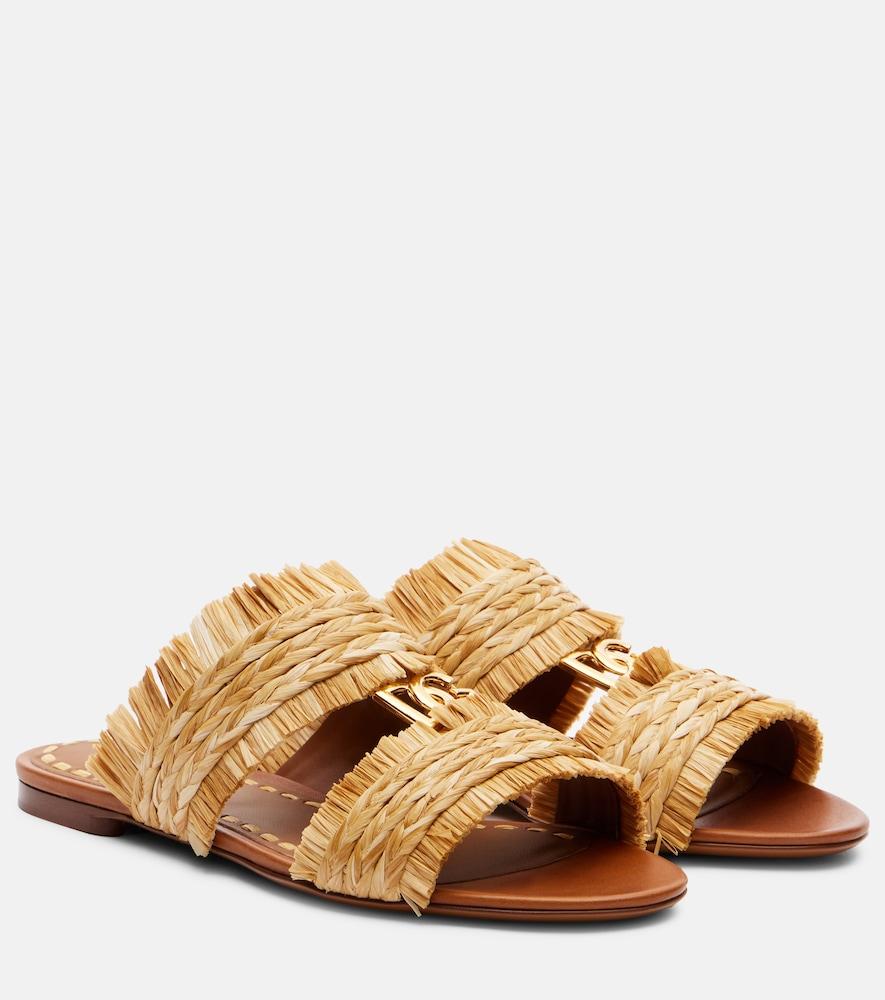 dolce & gabbana dg braided raffia