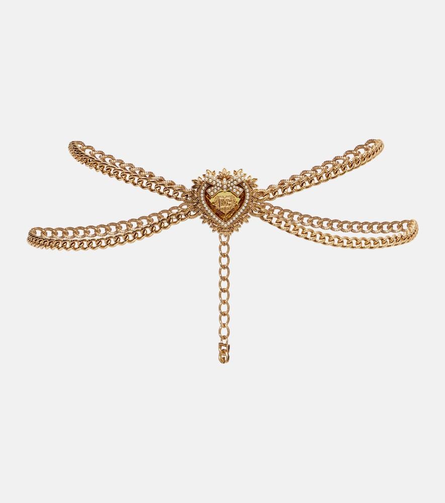 dolce & gabbana dg faux pearl