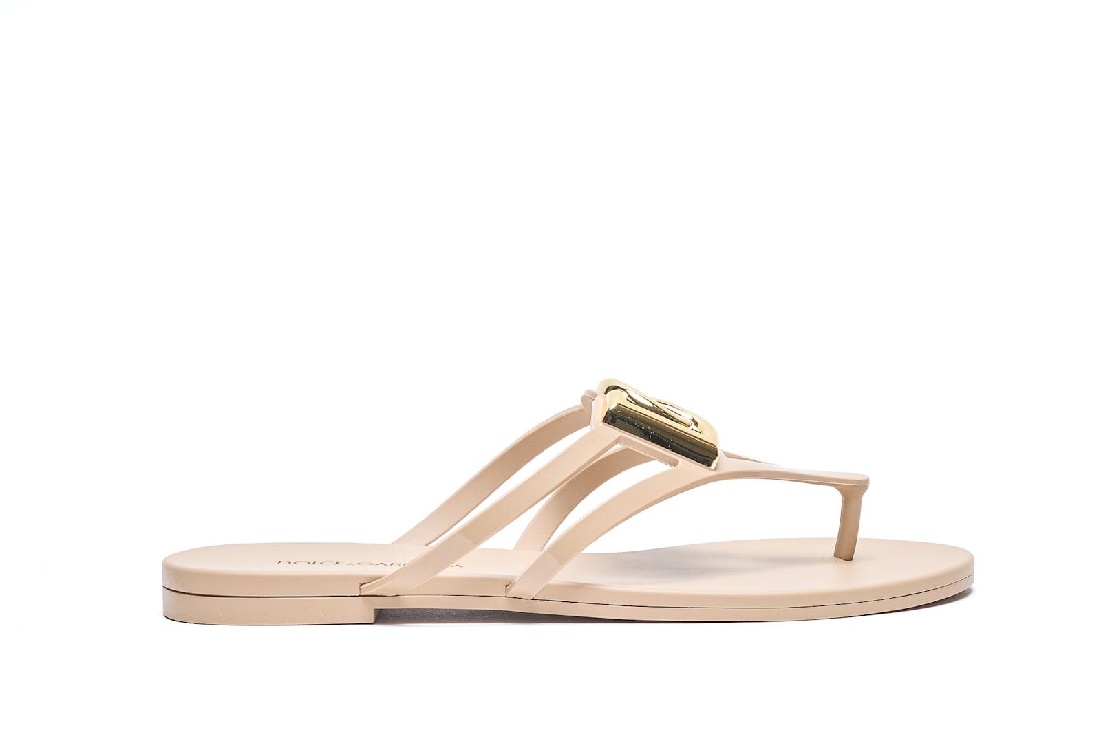 dolce & gabbana dg flip flops