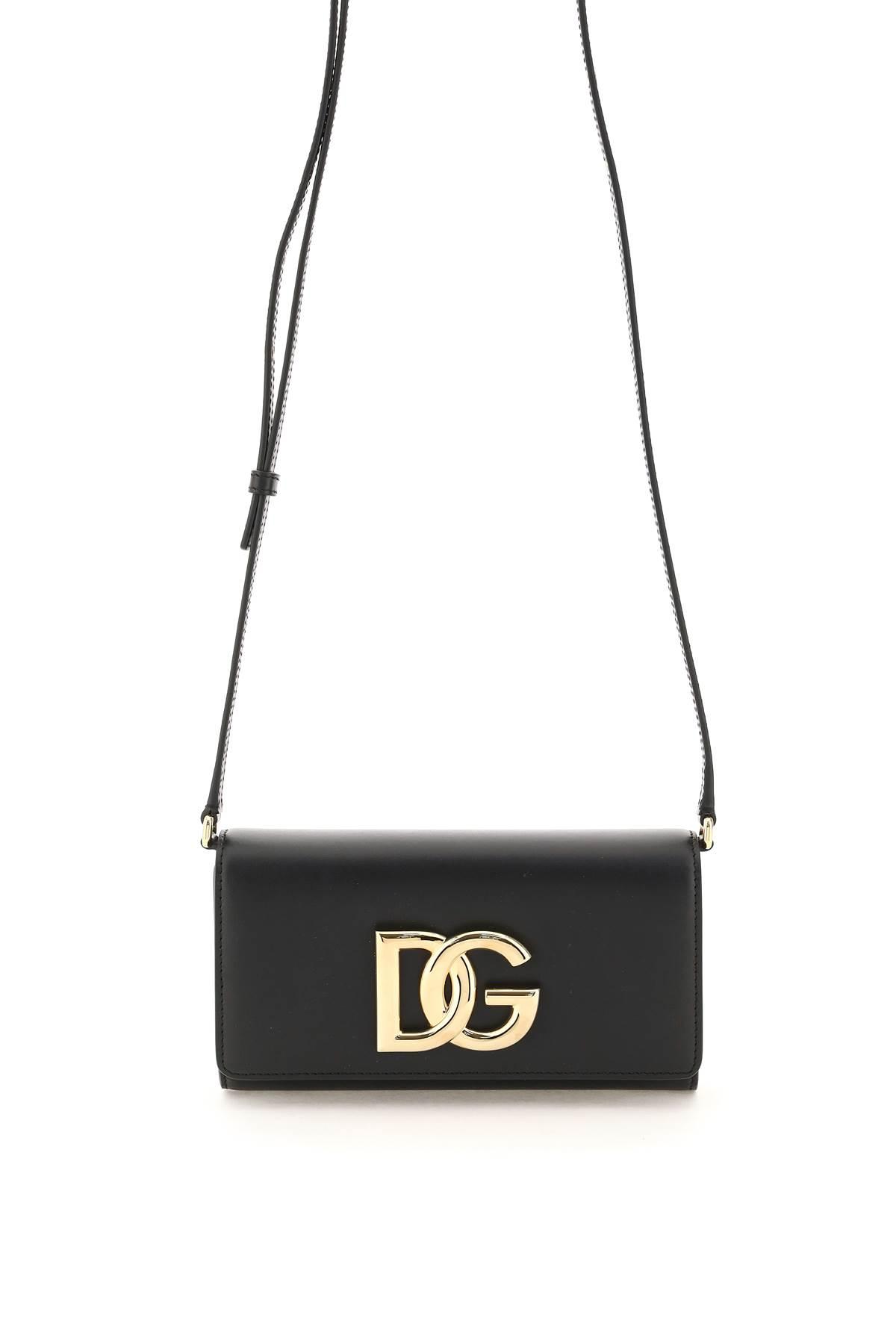 dolce & gabbana dg leather clutch bag