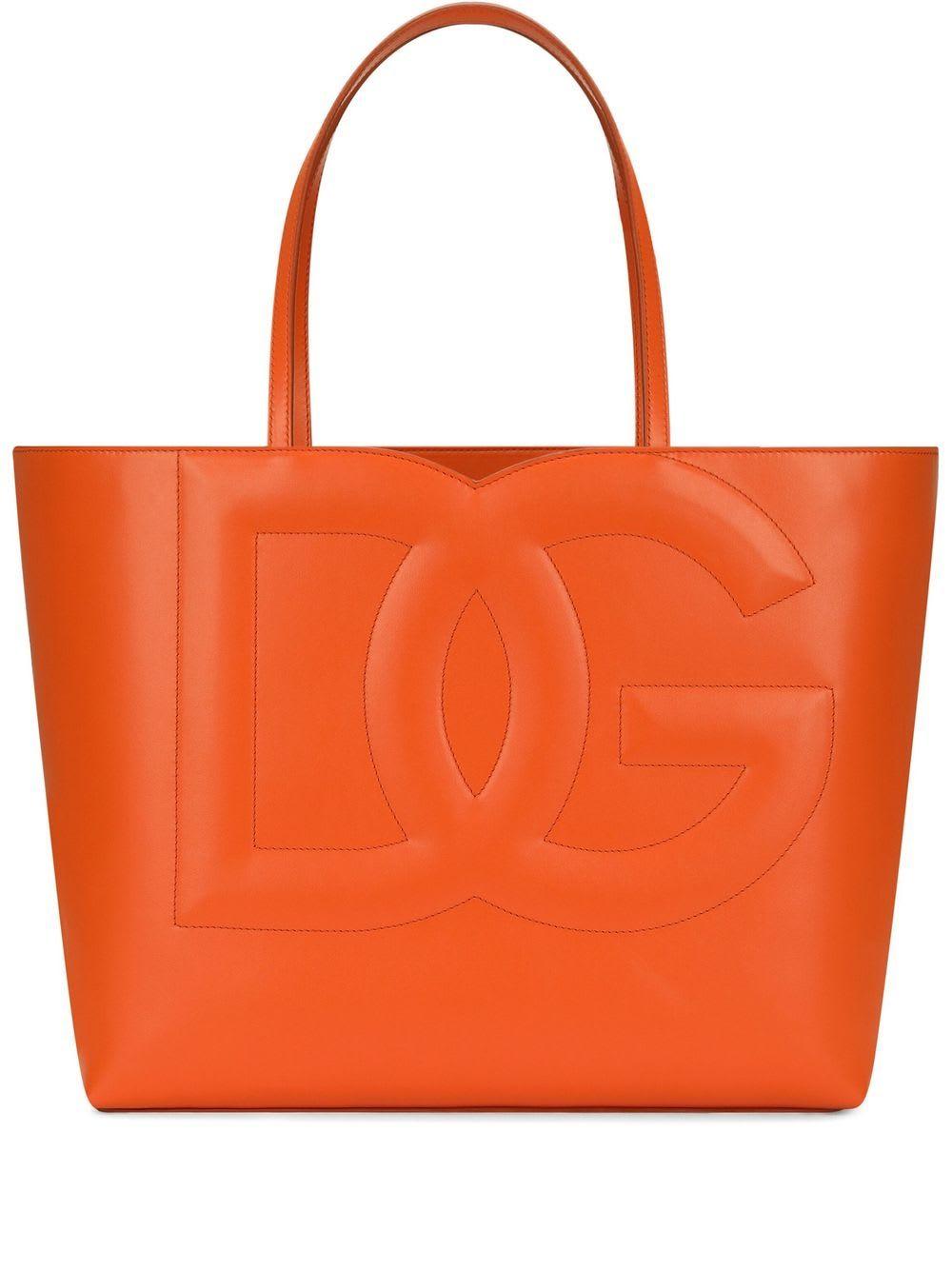 dolce & gabbana dg logo medium shopping bag