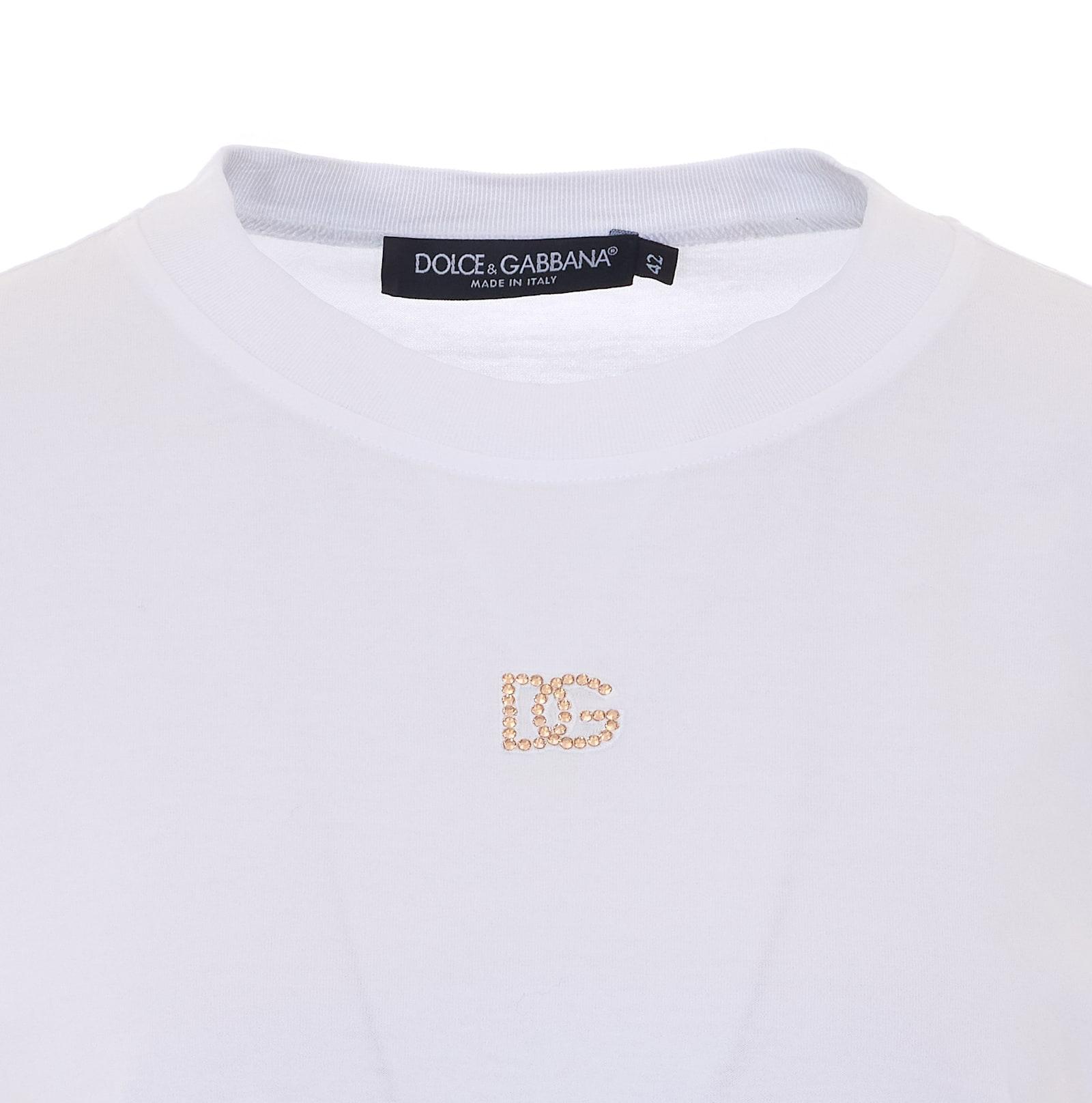 dolce & gabbana dg logo t-shirt
