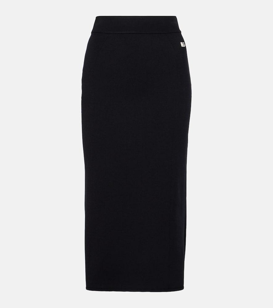 dolce & gabbana dg midi skirt