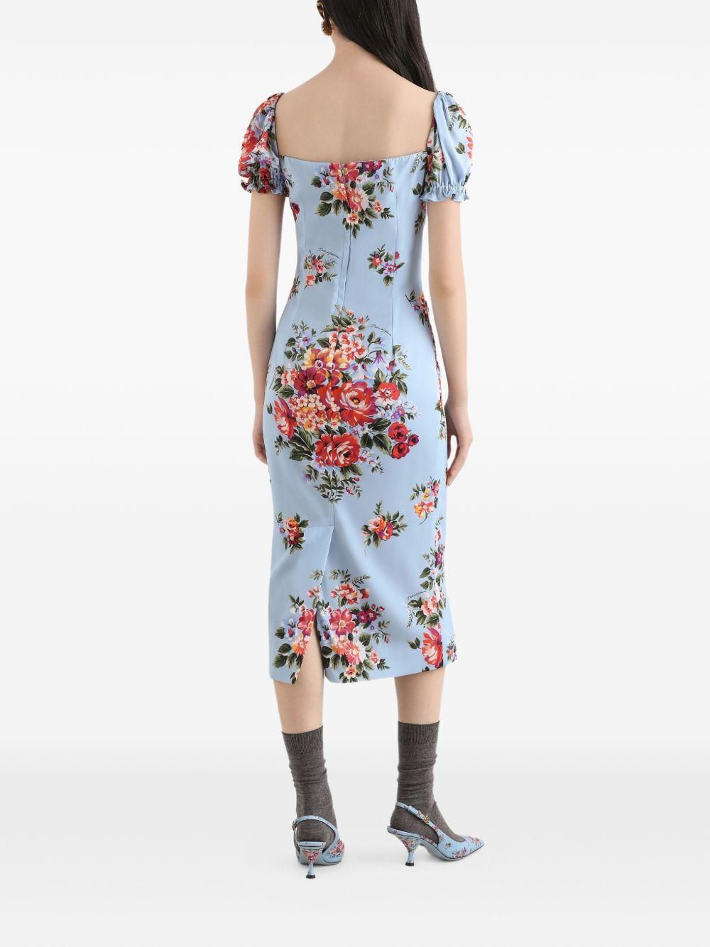 dolce & gabbana dresses azzurro silk - women