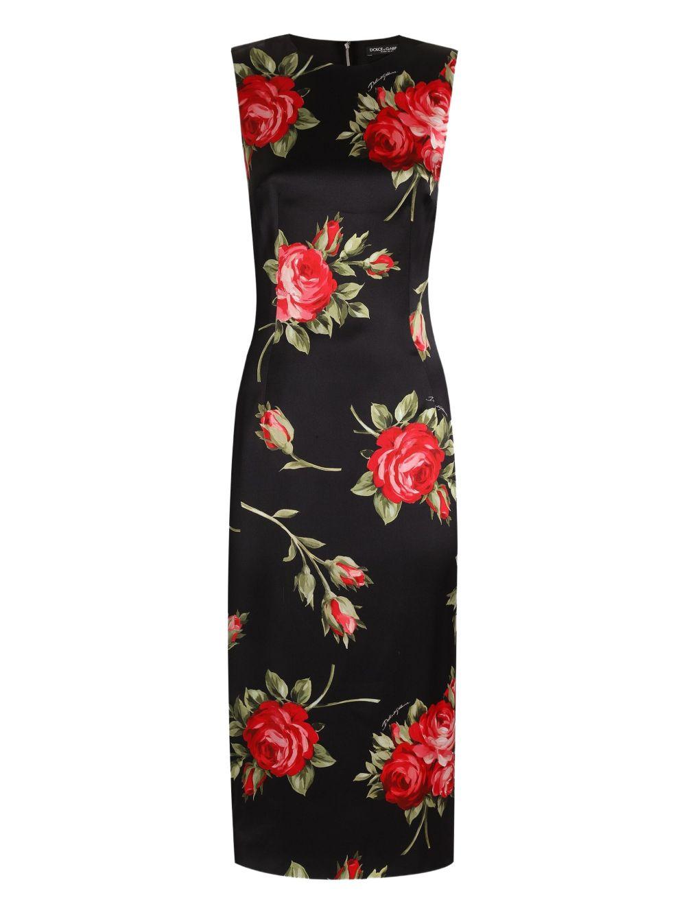 dolce & gabbana dresses black outer: viscose - women