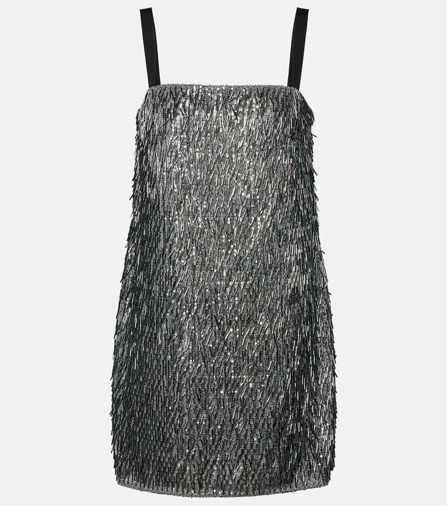 dolce & gabbana embellished minidress