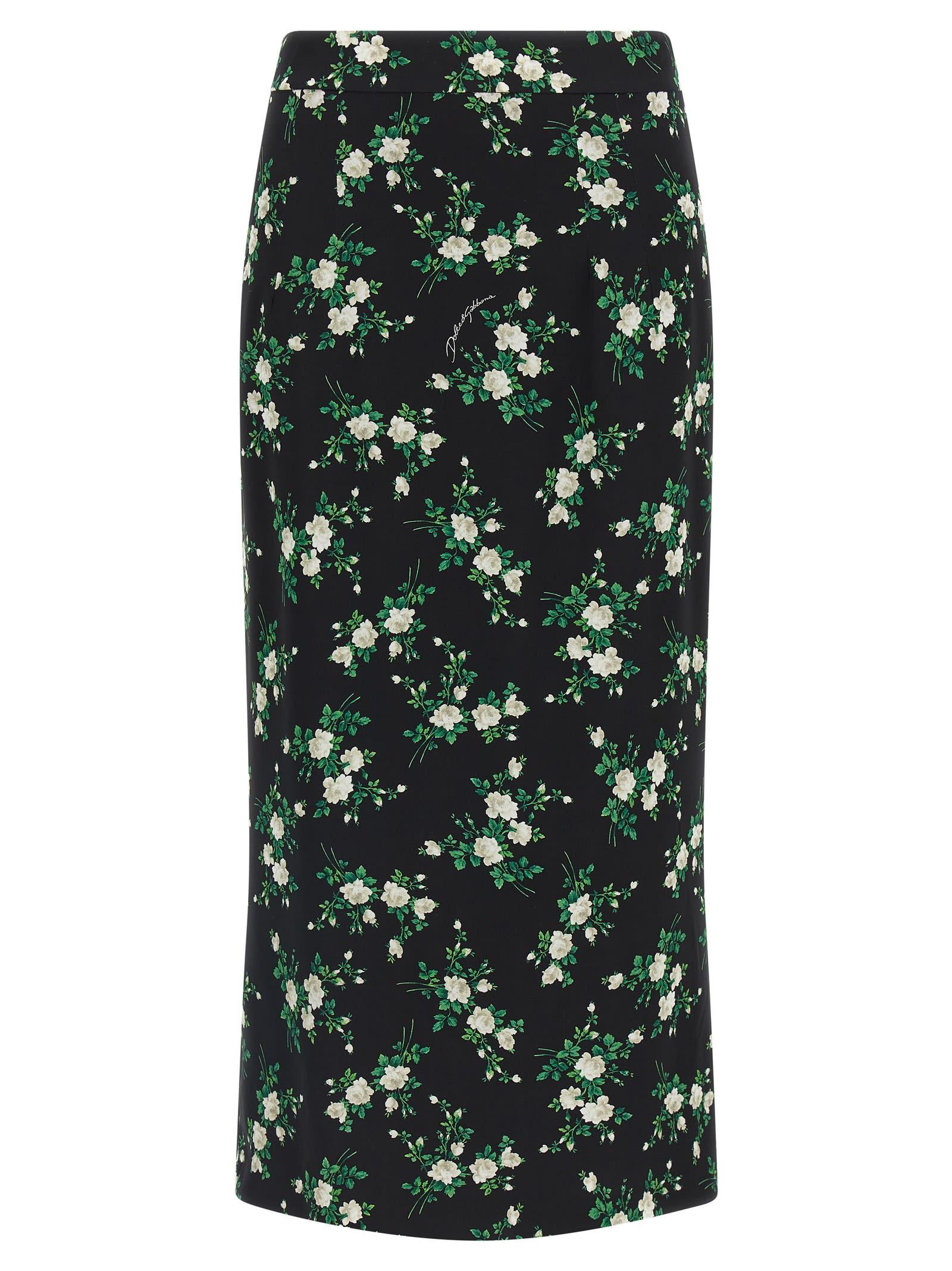 dolce & gabbana fiorellini skirt