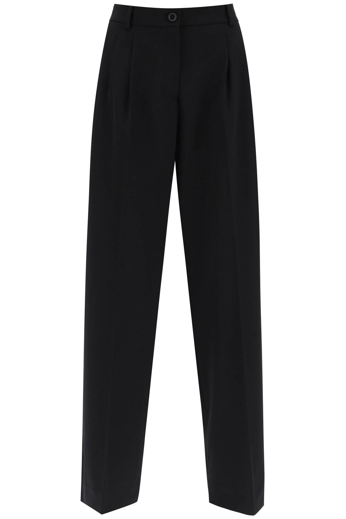 dolce & gabbana flared wool pants