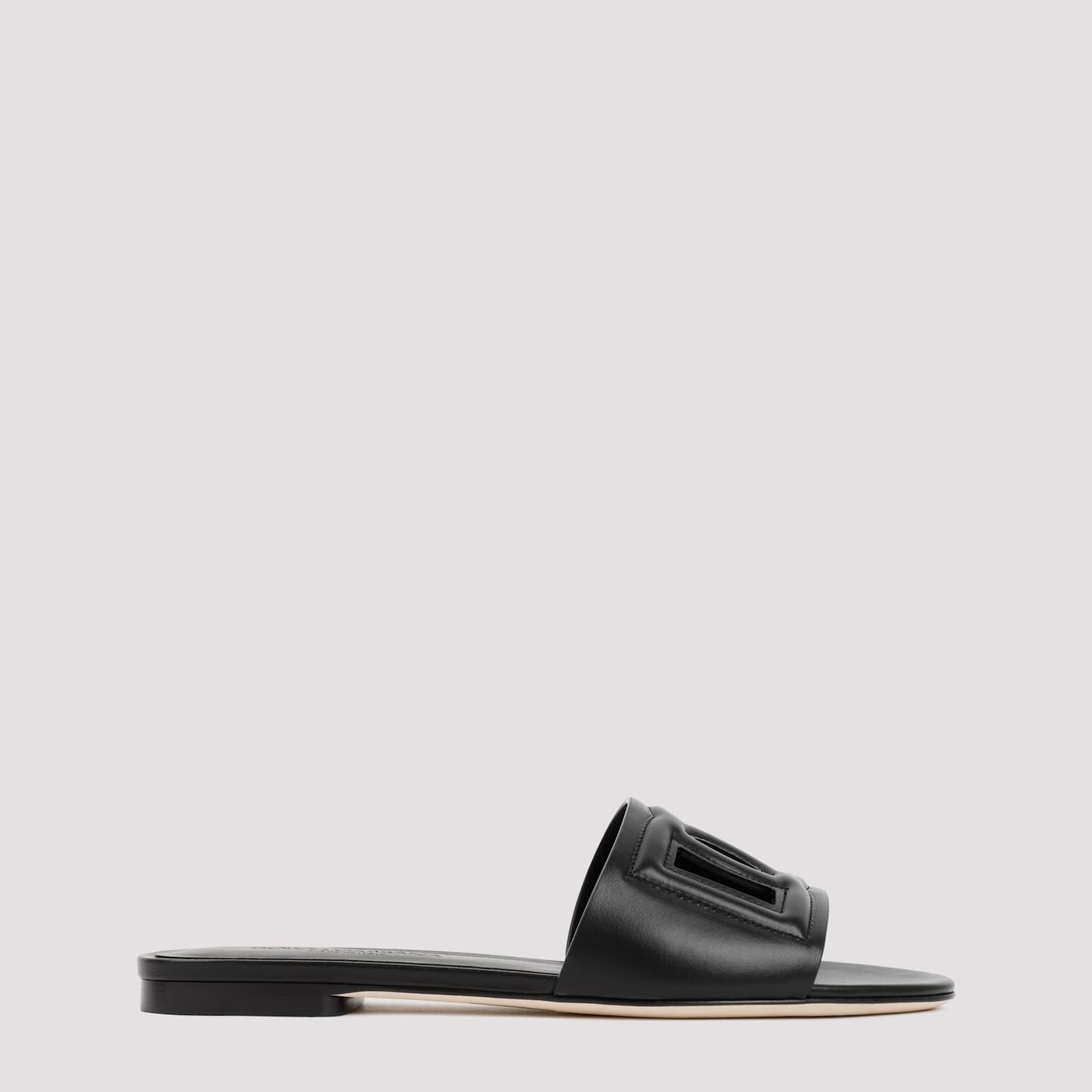 dolce & gabbana flat slides sandals