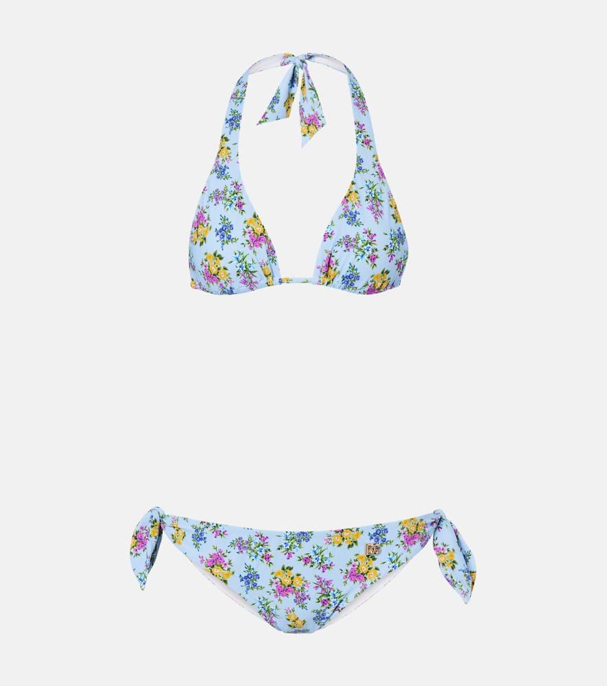 dolce & gabbana floral bikini