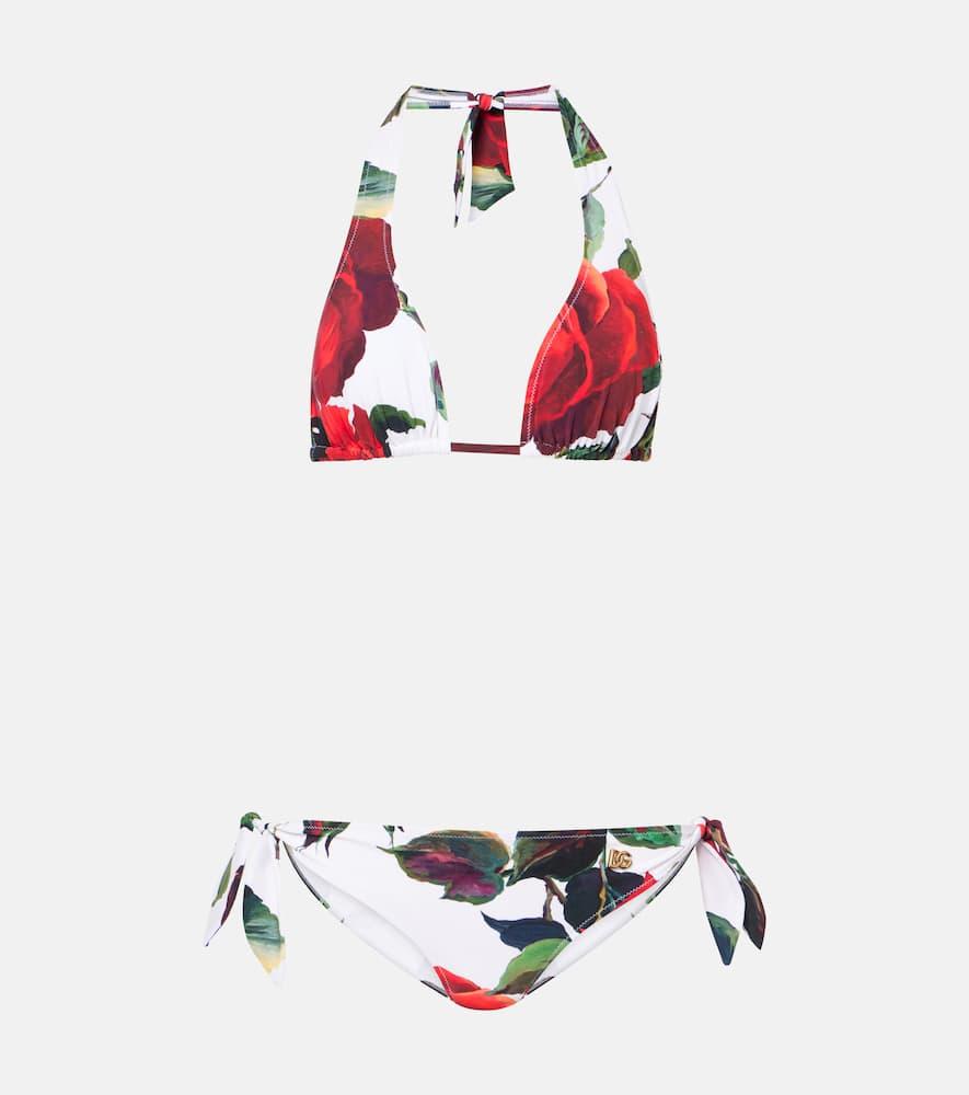 dolce & gabbana floral bikini