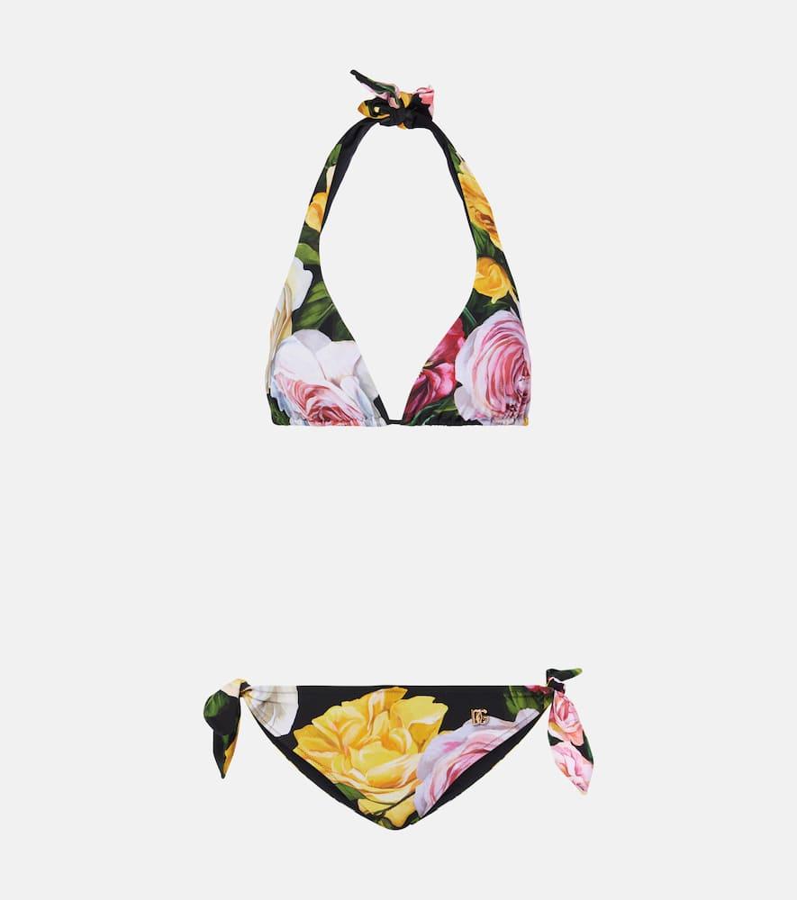 dolce & gabbana floral bikini