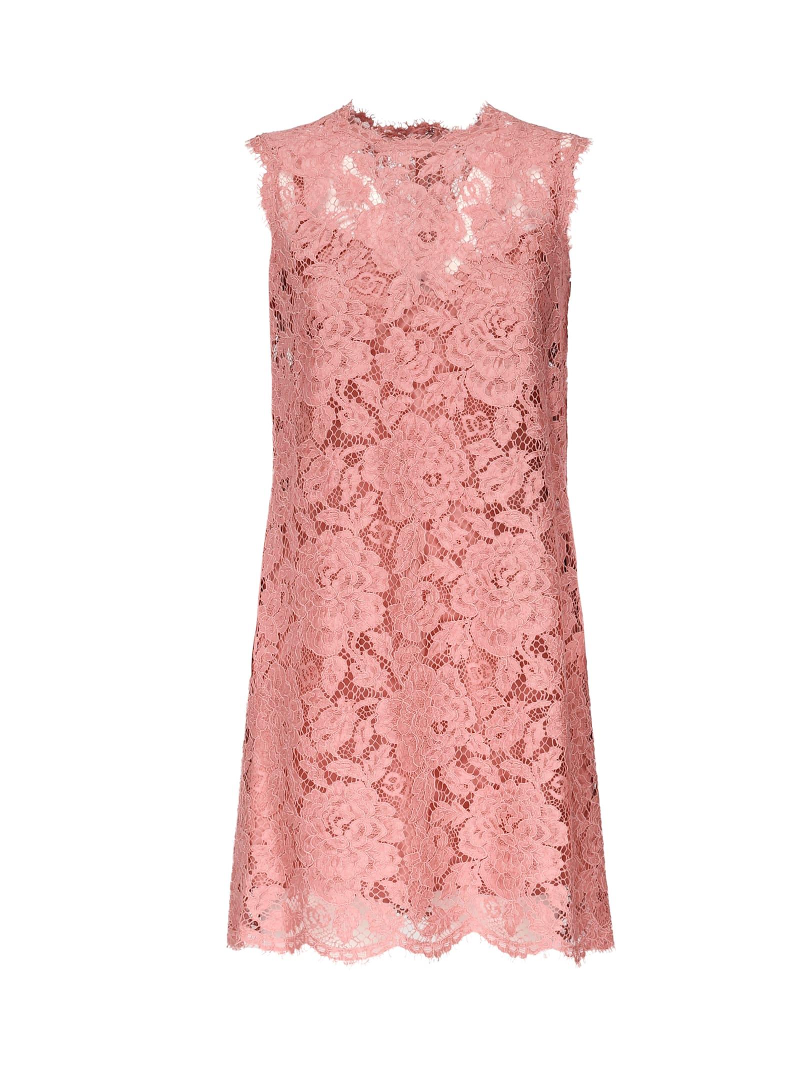 dolce & gabbana floral lace dress