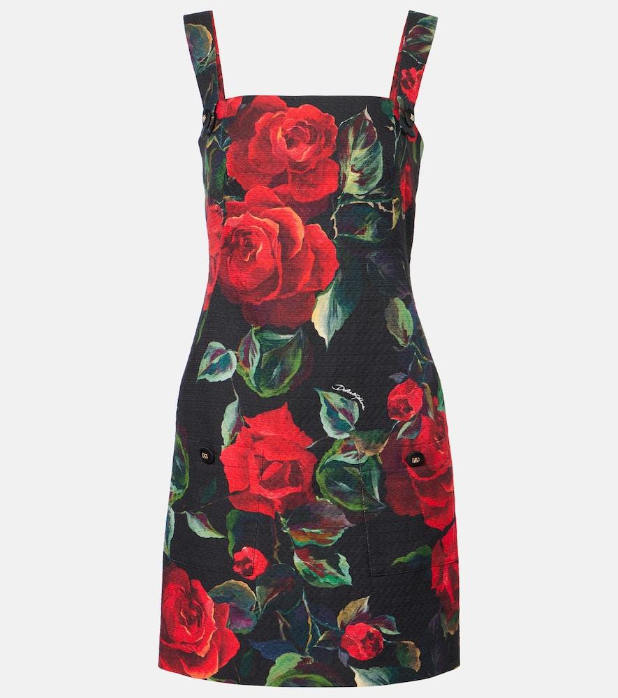 dolce & gabbana floral minidress