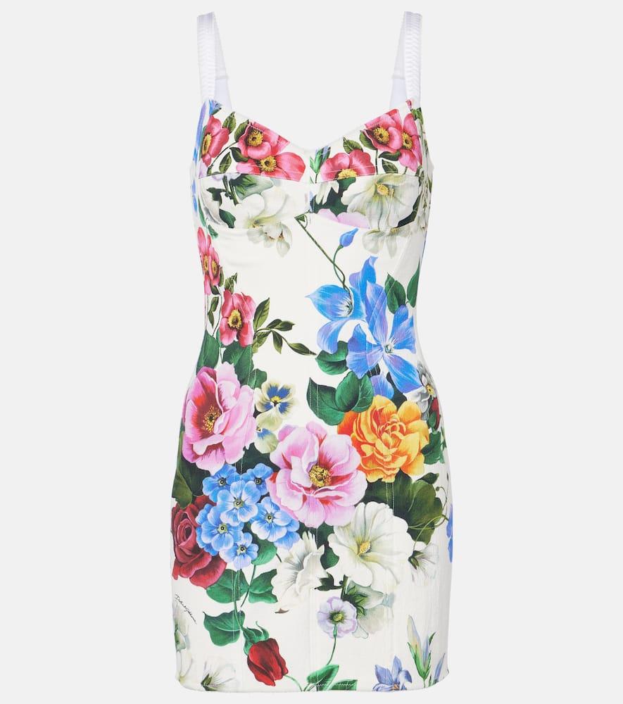 dolce & gabbana floral minidress