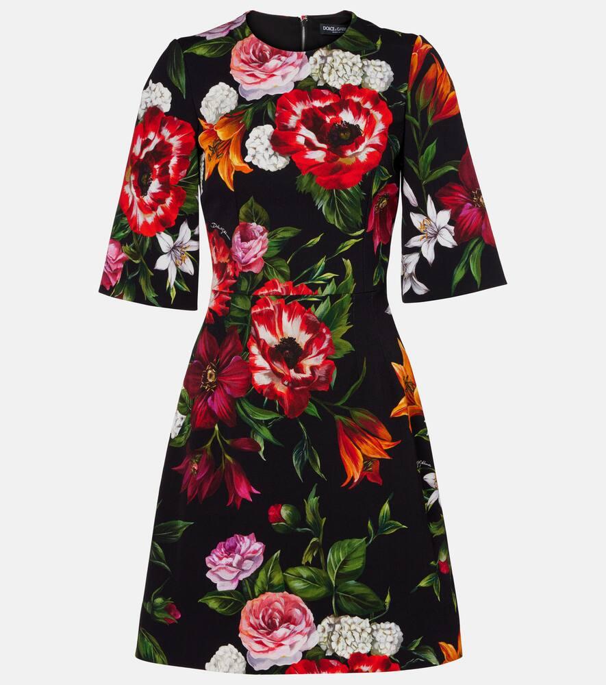 dolce & gabbana floral minidress