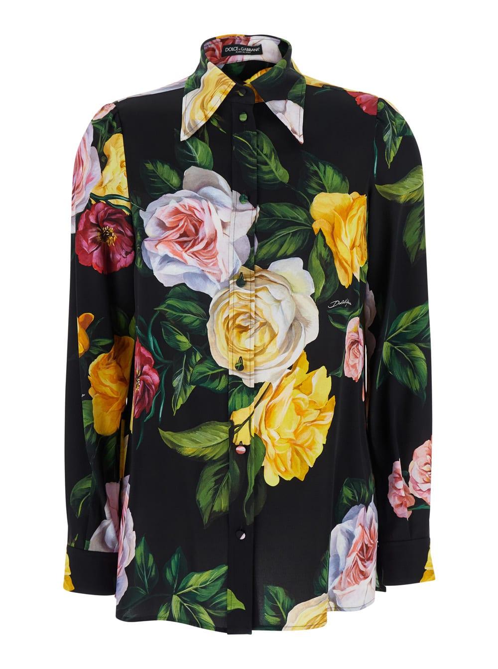 dolce & gabbana floral shirt