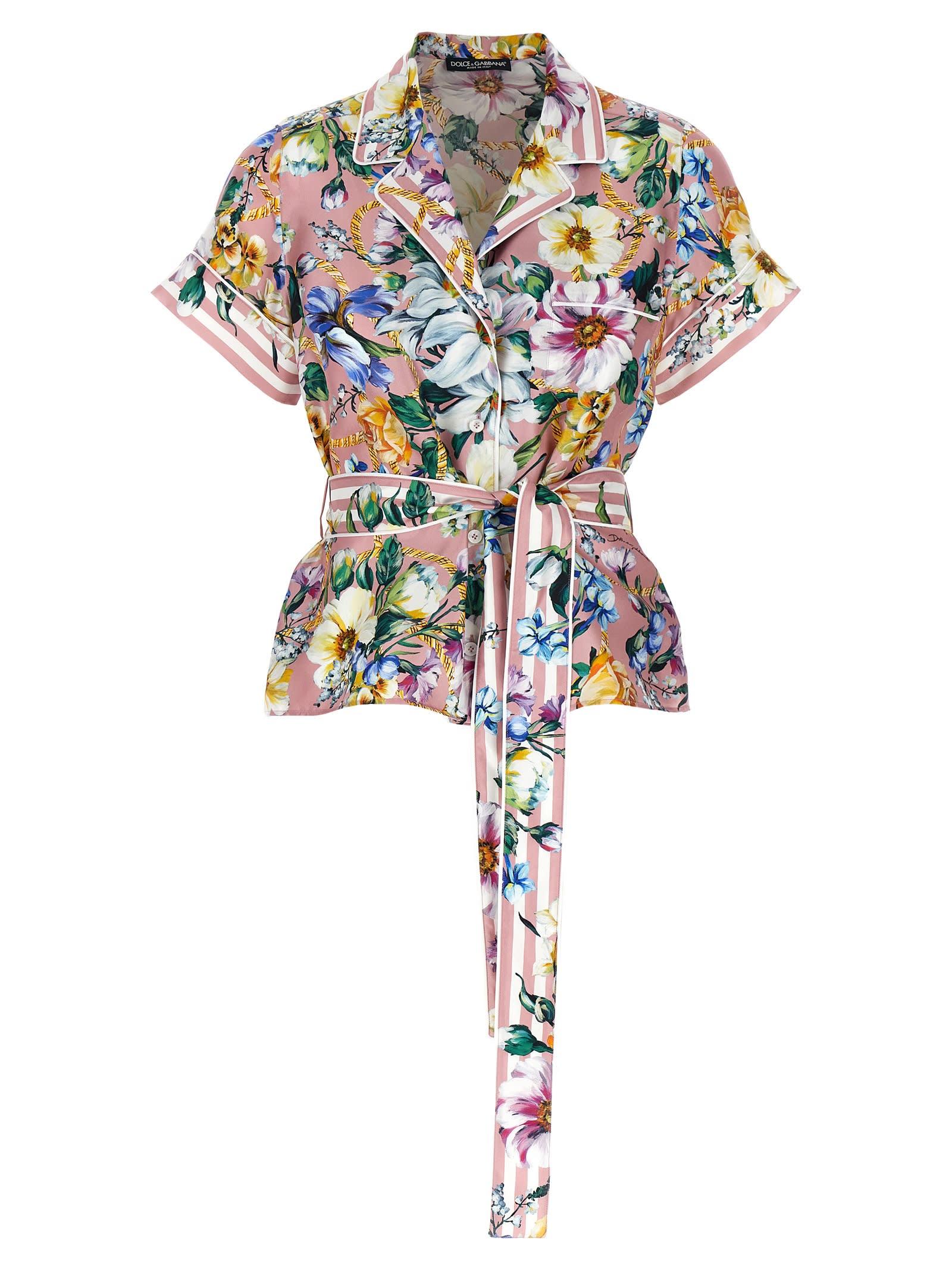 dolce & gabbana floral shirt