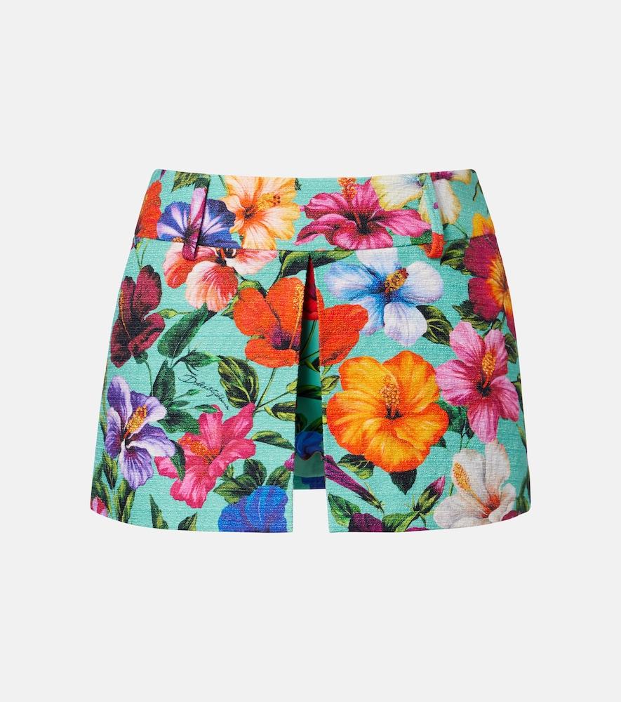 dolce & gabbana floral shorts