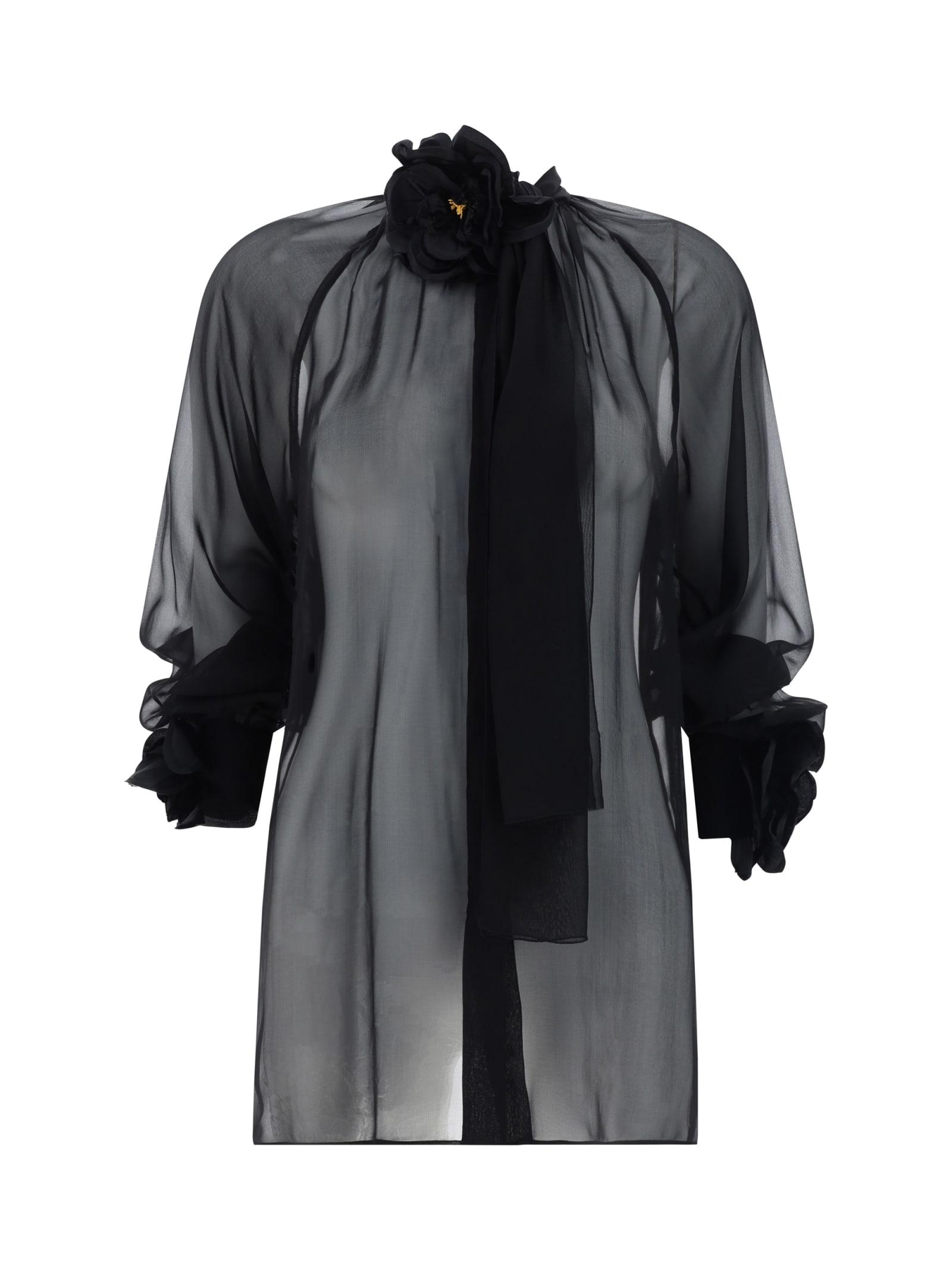 dolce & gabbana floral silk shirt